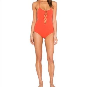 Rachel Pally tie-front swimsuit